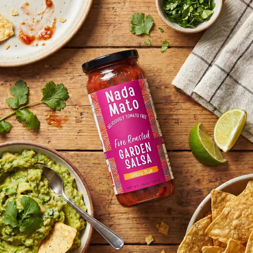 Nada Mato Garden Salsa served with a meal