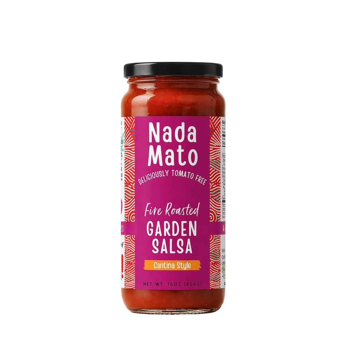 Nada Mato Tomato Free Garden Salsa jar