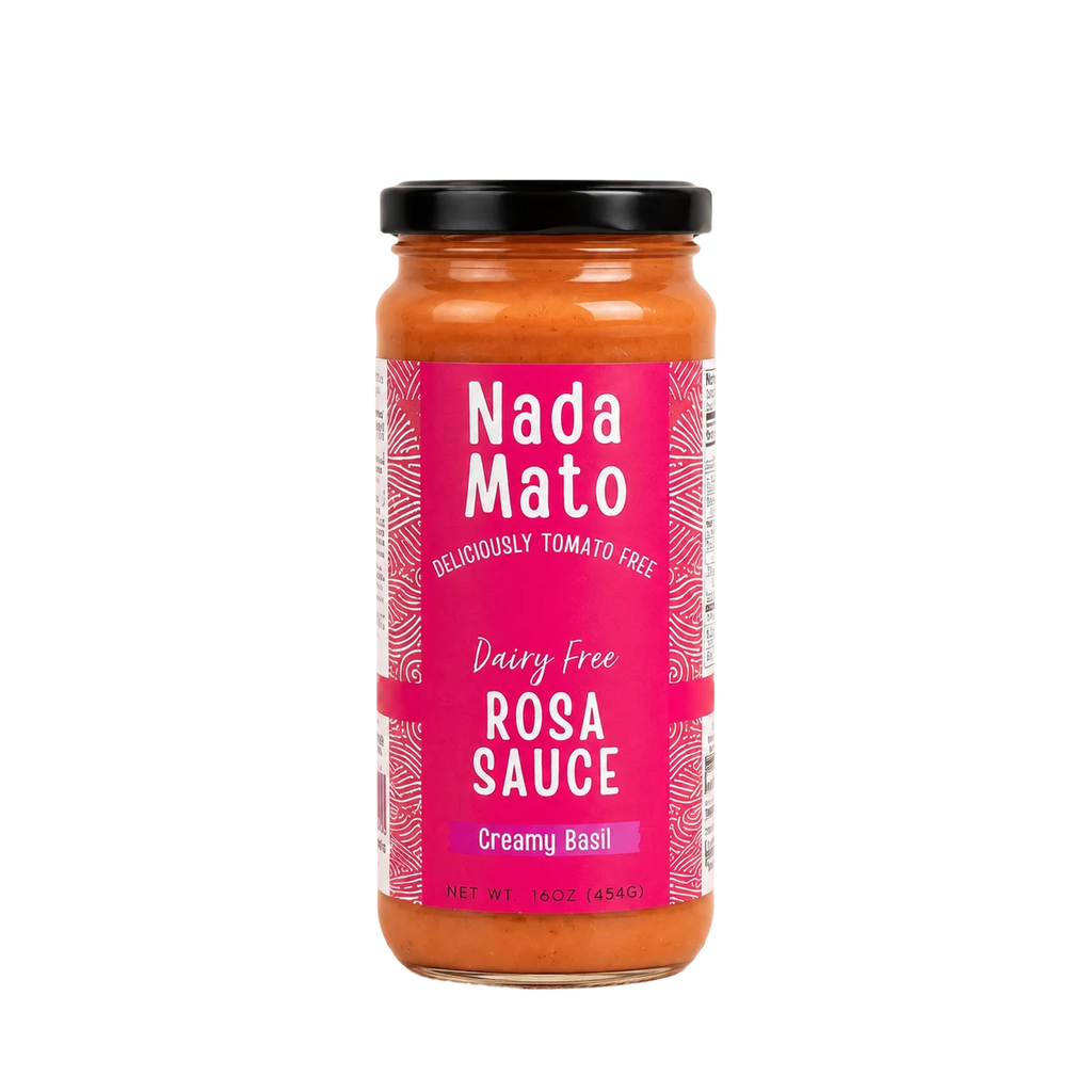 Nada Mato Tomato Free Dairy Free Rosa Sauce jar